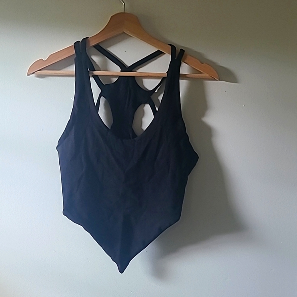 Black pixie top